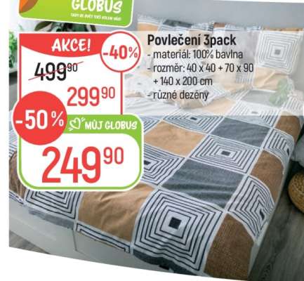 Povlečení 3pack