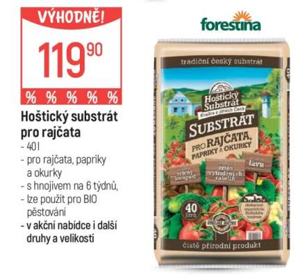 Hoštický substrát pro rajčata