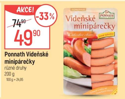 PONNATH VÍDEŇSKÉ MINIPÁREČKY