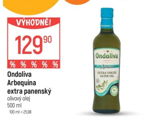 Ondoliva Arbequina extra panenský olivový olej