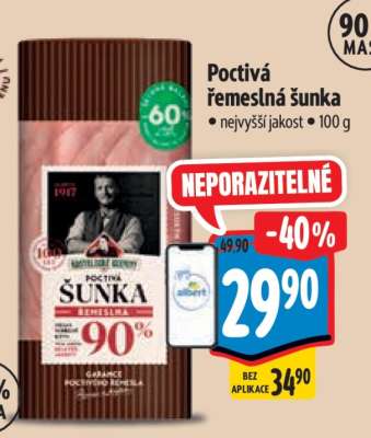 Poctivá řemeslná šunka