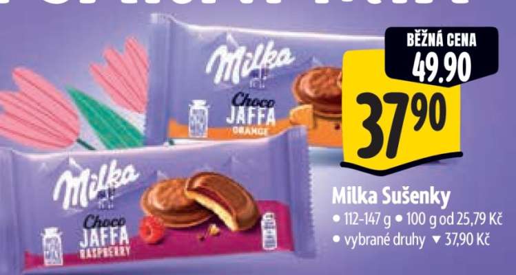 Milka sušenky