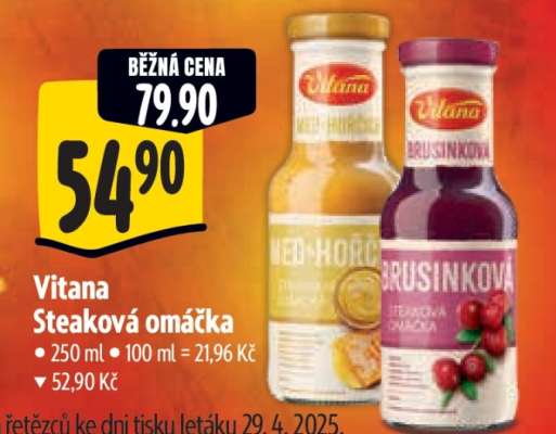 Vitana Steaková omáčka