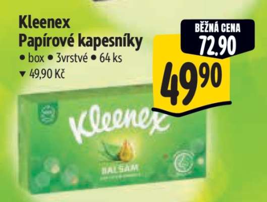 Kleenex Papírové kapesníky