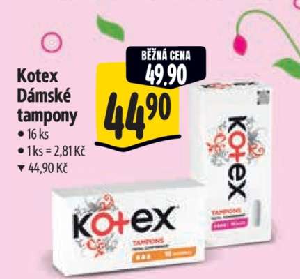 Kotex Dámské tampony