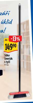 Söke Smeták s tyčí