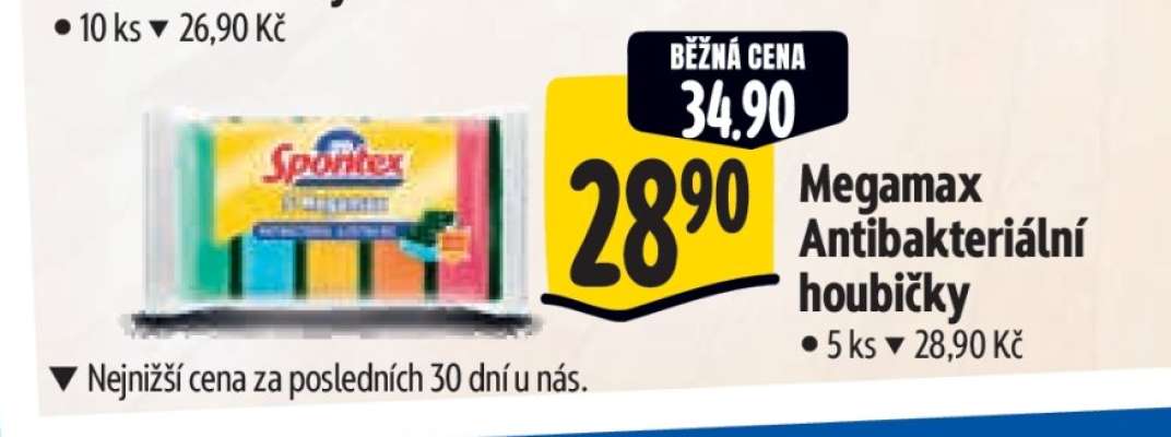 Megamax Antibakteriální houbičky