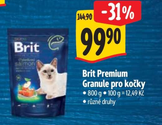 Brit Premium granule pro kočky