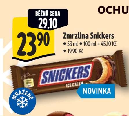 Zmrzlina Snickers