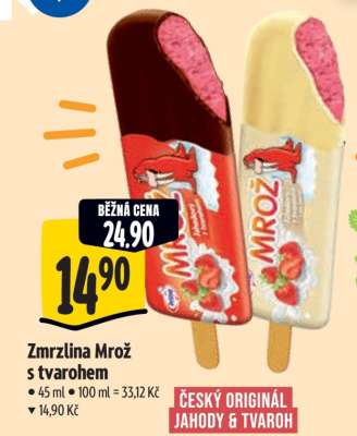 ZMRZLINA MROŽ s tvarohem