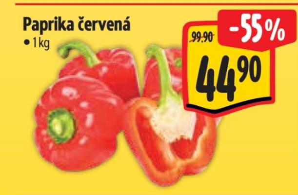 Paprika červená