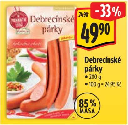 Debrecínské párky*