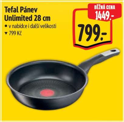 Tefal Pánev Unlimited 28 cm*