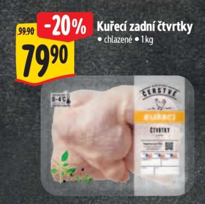 Kuřecí zadní čtvrtky