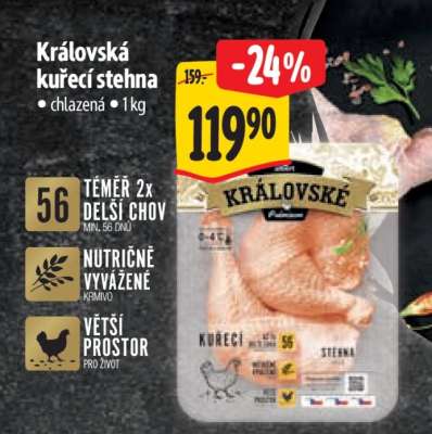 Královská kuřecí stehna