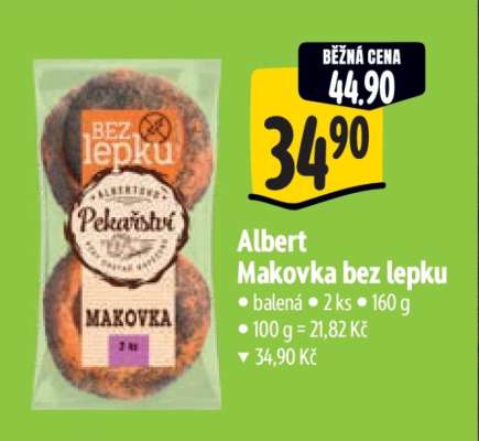 Albert Makovka bez lepku