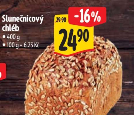 SLUNEČNICOVÝ CHLÉB*