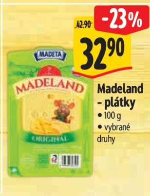 Madeland plátky