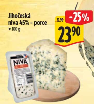 Jihočeská niva 45% porce