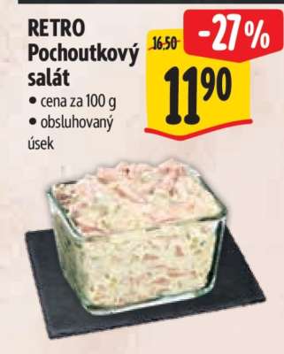RETRO Pochoutkový salát