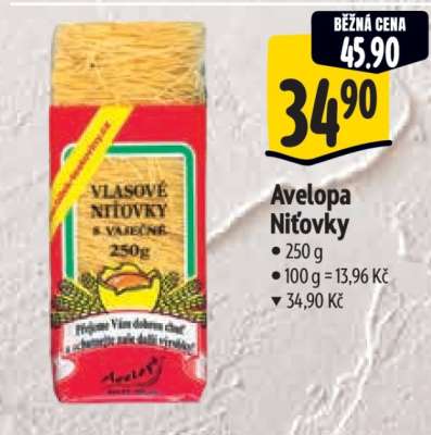 AVELOPA Niťovky