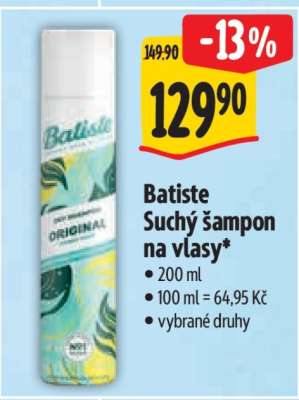 Batiste Suchý šampon na vlasy