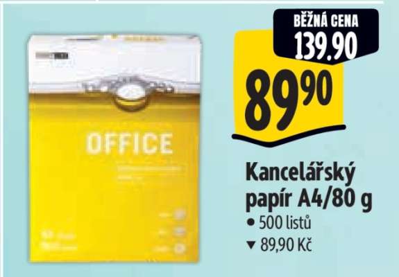 Kancelářský papír A4 / 80 g
