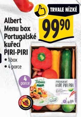 Albert Menu box Portugalské kuřecí PIRI-PIRI