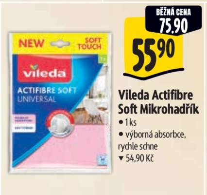 Vileda Actifibre Soft Mikrohadřík