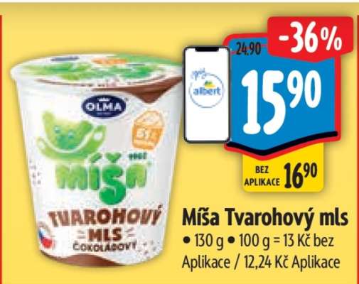 Míša Tvarohový mls