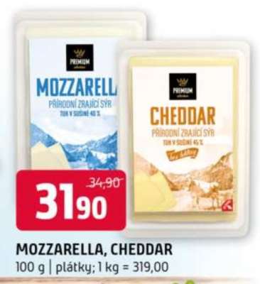 MOZZARELLA, CHEDDAR