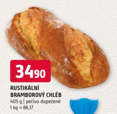 Rustikální bramborový chléb