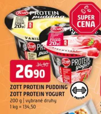 ZOTT PROTEIN PUDDING ZOTT PROTEIN YOGURT