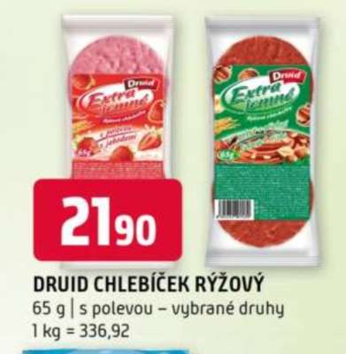 DRUID CHLEBÍČEK RÝŽOVÝ