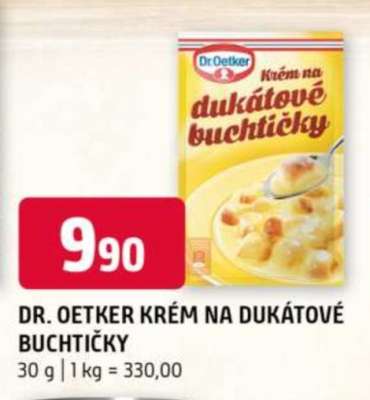 Dr.Oetker Krém na dukátové buchtičky
