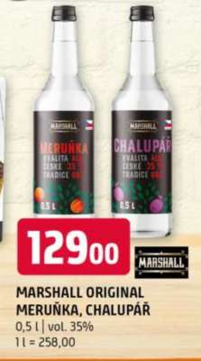 MARSHALL ORIGINAL MERUŇKA, CHALUPÁŘ