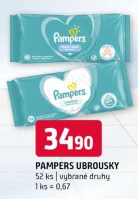 Pampers ubrousky