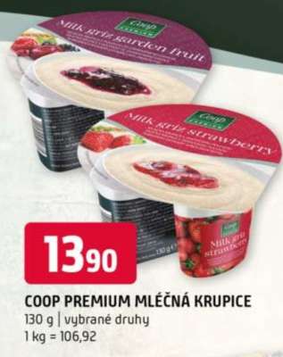 COOP PREMIUM MLÉČNÁ KRUPICE