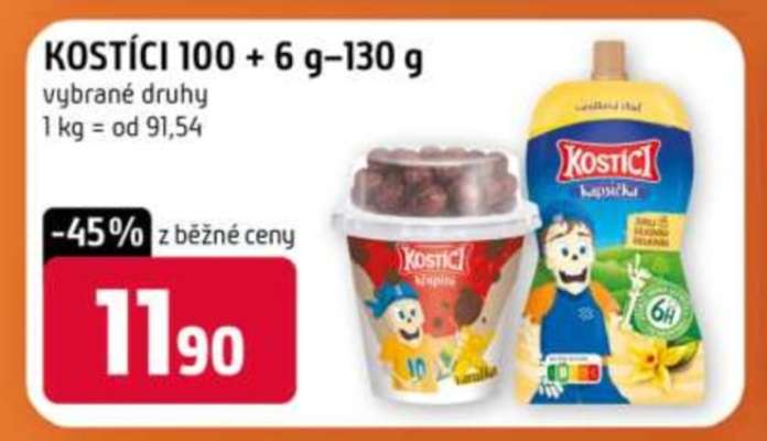 KOSTÍCI 100 + 6 g–130 g