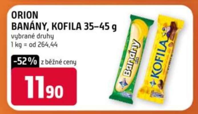 ORION BANÁNY, KOFILA 35–45 g