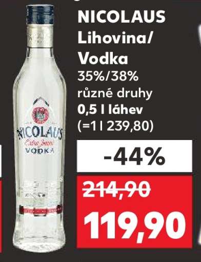 NICOLAUS Lihovina/ Vodka