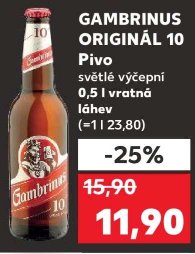 Gambrinus Originál 10