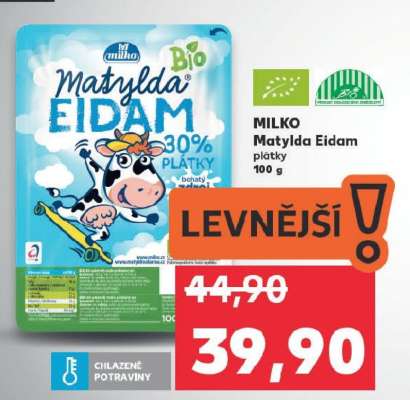 MILKO Matylda Eidam plátky 100 g
