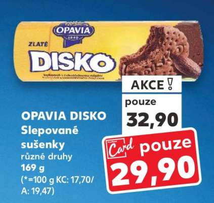 OPAVIA DISKO Slepované sušenky