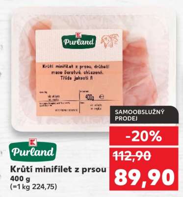 Purland Krůtí minifilet z prsou