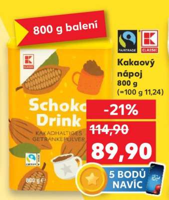 Kakaový nápoj