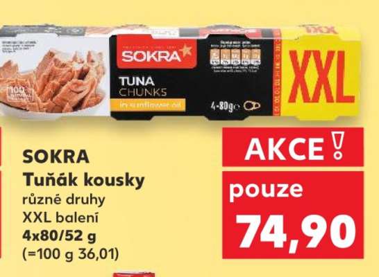 SOKRA Tuňák kousky