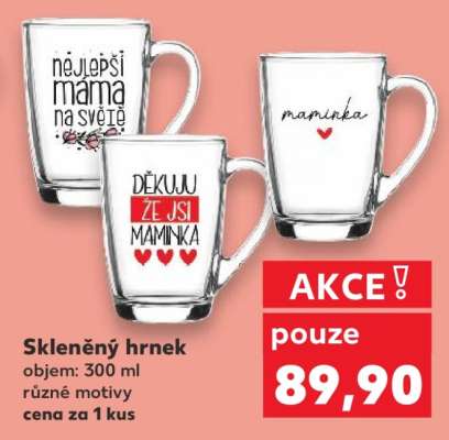 Skleněný hrnek