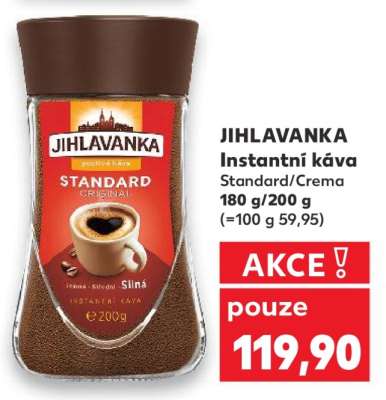 JIHLAVANKA instantní káva