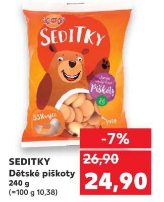 SEDITKY Dětské piškoty